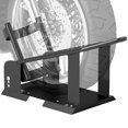 thumbnail image 1 of HOMCOM Cale-Roue de Moto, Support de Roue de Moto 1800 lbs, Noir, 1 of 10