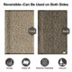 thumbnail image 4 of Alfombra LEEVAN 152x244 cm, lavable, reversible, de algodón natural, 4 of 6