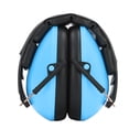 thumbnail image 3 of Orejeras de protección para los oídos para bebés, diadema suave plegable, orejeras ligeras con cancelación de ruido para niños pequeños para viajes en avión, color azul, 3 of 9