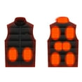 thumbnail image 3 of guisaled Men's Heated Vest Softshell Warm Lightweight 9 Heating Zones Heated Jackets Winter Outdoor Hiking Hunting Vests for Cold Weather Clothes, 3 of 4