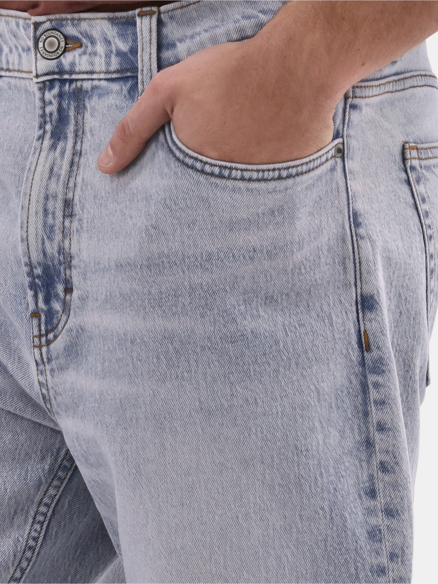 No Boundaries Men's & Big Men's Loose Fit Jeans with Stretch