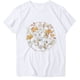 thumbnail image 1 of Camiseta de Manga Corta de Cuello Redondo Impresa para Mujeres, Primavera Y Verano Casual, 1 of 3