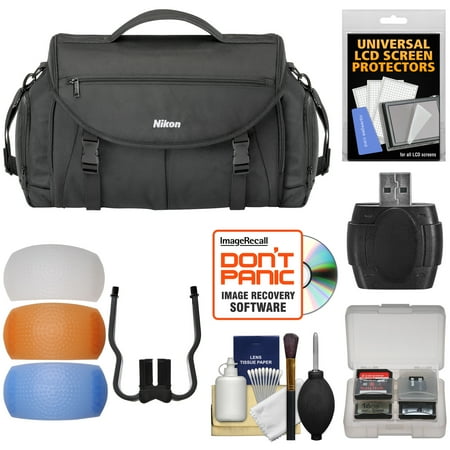 Nikon 17008 Large Pro DSLR Camera Bag with Diffuser Filter Set + Kit for D3200, D3300, D5300, D5500, D7100, D7200, D610, D750, D810 Nikon 17008 Large Pro DSLR Camera Bag with Diffuser Filter Set + Kit for D3200, D3300, D5300, D5500, D7100, D7200, D610, D750, D810