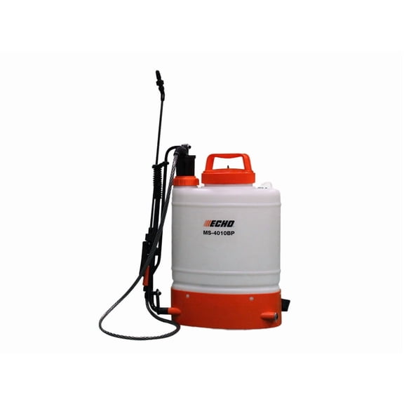 Echo 4-Gallon 90 PSI Backpack Manual Sprayer with 50 in. Nylon Reinforced Hose and 21 in. Fiberglass Wand - MS-4010BP