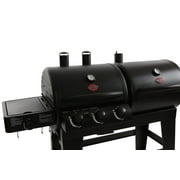 Char-Griller Dual Function Gas & Charcoal Grill, Black, E5072