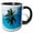 Black/White, variant on 3drose, Tanzania: Zanzibar, Curly-que Trunk of Palm Tree Inland-af45 Ajn0075 - Alison Jones, 11oz Magic Transforming Mug