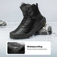 thumbnail image 2 of NORTIV 8 Men's Waterproof Military Tactical Work Boots Leather Motorcycle Combat Lightweight Non-Slip Hiking Boots for Men Defender, 2 of 8
