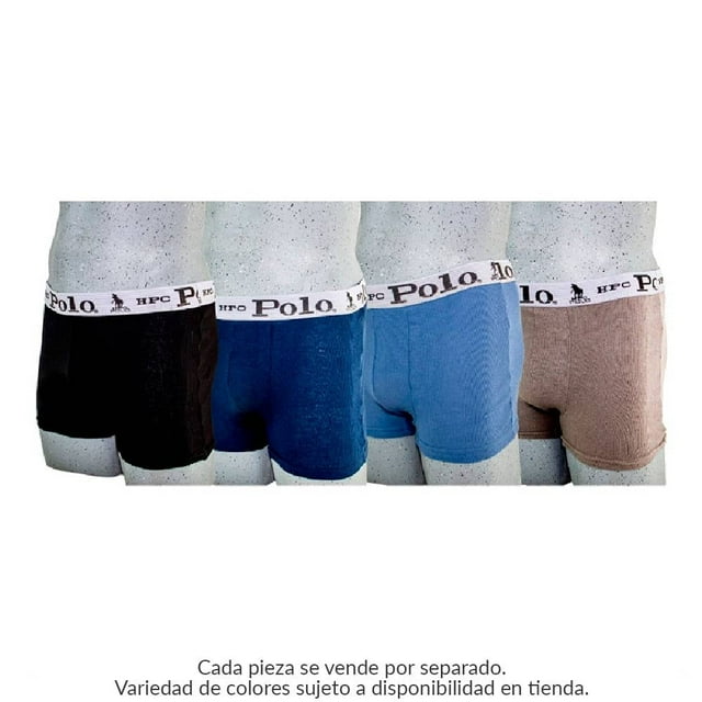 Bóxer HPC Polo para Hombre, Corto 3 Piezas Multicolor Talla M