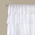 thumbnail image 3 of Anna Window Curtain White 63" Panel, 3 of 3