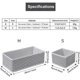thumbnail image 3 of Caja de almacenamiento de 12 paquetes, organizador de cajones plegable no tejido para ropa interior, sujetadores, corbatas, calcetines Caja de almacenamiento con compartimento para ahorrar espacio (12 Afortunado Sencillez, 3 of 4