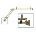 thumbnail image 2 of Aldo 13/16 inch Double Corner Window Curtain Rod 66-120" - Antique Brass, 2 of 3