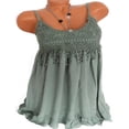 thumbnail image 1 of Plus Size Womens Sleeveless Sundress Summer Strappy Lace Mini Dress Beach Tank Tops, 1 of 2