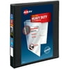 Avery Heavy Duty View Binder, Black, 1-inch, Slant Ring, One-Touch, 250 Sheets (79137)