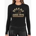 thumbnail image 3 of Lazy Cat Dreams Come True Long Sleeve Women's -SelectDesign Designs, 3 of 4