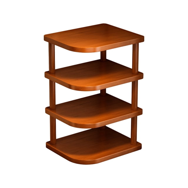 Fareti Corner Mug Holder, Wooden Coffee Mug Organizer for Countertop, Storage and Organization Mug Rack for Cabinet, Coffee Bar Storage for Kitchen and Home