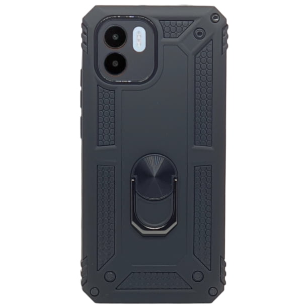 Funda Uso Rudo Con Anillo Magnético Para Xiaomi Redmi Mi A1 Negro Más 2 Micas De Cristal Cely Vesmir
