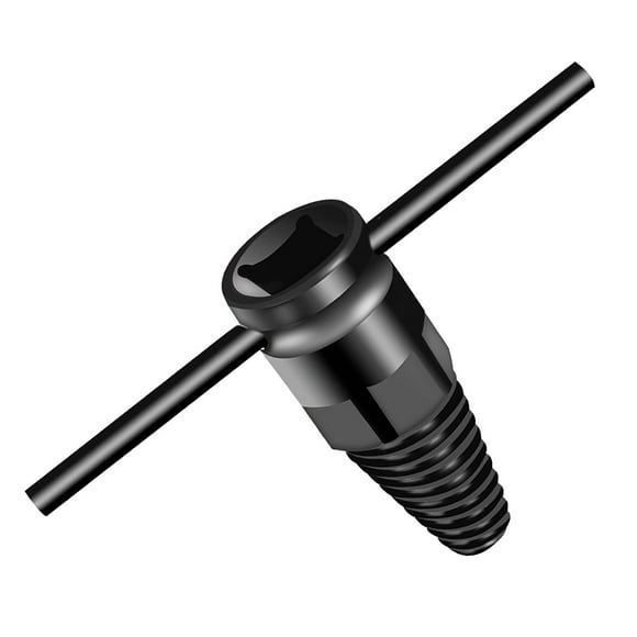 Broken Pipe Extractor Tool Single Head Triangular Valve Stripped Screw Removal Hand Tap Set for Broken Screw Extraction