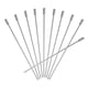 thumbnail image 1 of Uxcell 10Pcs Stainless Steel Cocktail Toothpicks, 4.25 Inch Metal Cocktail Picks Fruit Sticks, Silver Cylinder, 1 of 5