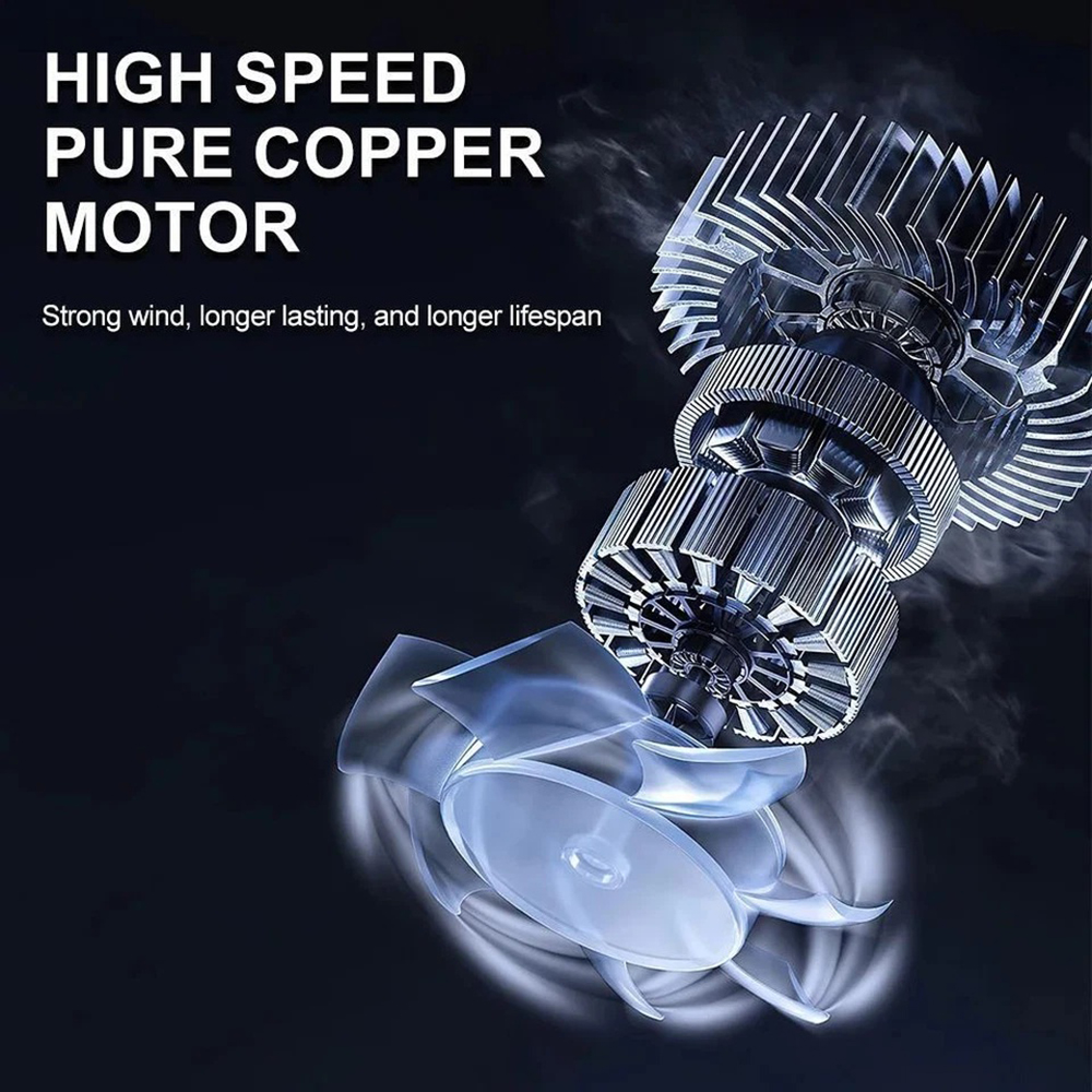 Turbo Blower Fan Cordless Super Power Mini Air Duster For Car Drying Cleaning
