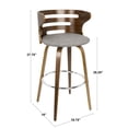 thumbnail image 3 of Tabouret de Bar moderne milieu-du-siècle Cosini, de LumiSource, 3 of 9