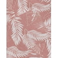 thumbnail image 5 of COOFANDY Mens Hawaiian Shirt Short Sleeve Buttoon Down Shirts Casual Tropical Floral Summer Linen Shirts Palm Leaf-pink XXXL, 5 of 5