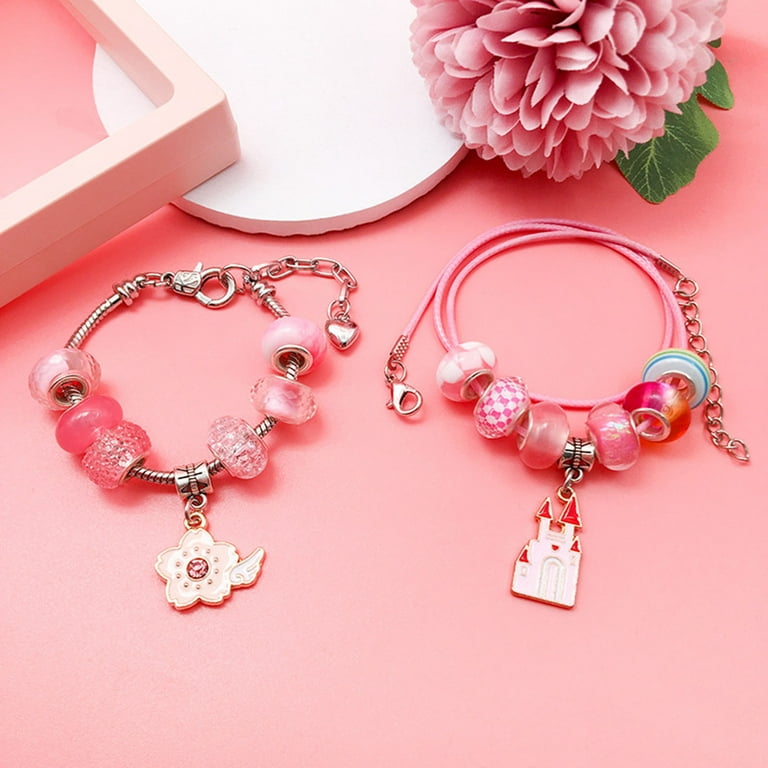 Daiosportswear Bracelet Sets for Women,Bracelets for Women Girls,DIY  Bracelet Decoration Accessory Set with Gift Bags 