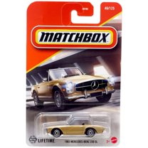 Matchbox 1963 Mercedes-Benz 230 SL Diecast Car (Gold)