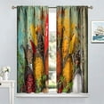 thumbnail image 4 of Spicy Curtains for Kitchen,Vegetable Fruit Country Style Curtains for Bedroom Farmhouse Decor,Cooking Theme Farm Drape 2 Panel Sets,42x54 Inch, 4 of 6