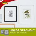 thumbnail image 3 of 3M Command Medium Picture Hanging Strips Damage Free Adhesive 6 Pairs White, 12-Pack, 3 of 9