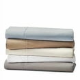 thumbnail image 2 of Hudson Park Collection 825TC Supima Cotton Sateen Flat Sheet - QUEEN - Ivory, 2 of 3