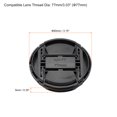 thumbnail image 2 of Unique Bargains Center Pinch Front Lens Cover Dust Camera Lens Cap for Lens with 77mm Thread, 2 Pack, 2 of 6