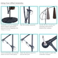 thumbnail image 3 of Sunnydaze 95" Brown Solid Octagon Cantilever Umbrella, 3 of 11