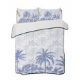 thumbnail image 2 of Palm Trees Twin Size Down Alternative Comforter, Lightweight Comforter Quilt Bedding Set with Pillow Shams Blue Tropical Plants Summer Forest Scenery All Seasons Bed Comforter Duvet Insert 68"x86", 2 of 7