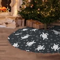 thumbnail image 5 of Defioc Turtle for Christmas Tree Skirt Snowman Xmas Tree Skirt Farmhouse Christmas Decorations Tree Mat for Holiday Party Decor-36", 5 of 6