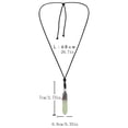 thumbnail image 3 of Teissuly Glazed Pendant Retro Hip-hop Luminous Necklace Unisex Jewelry For Men, 3 of 5