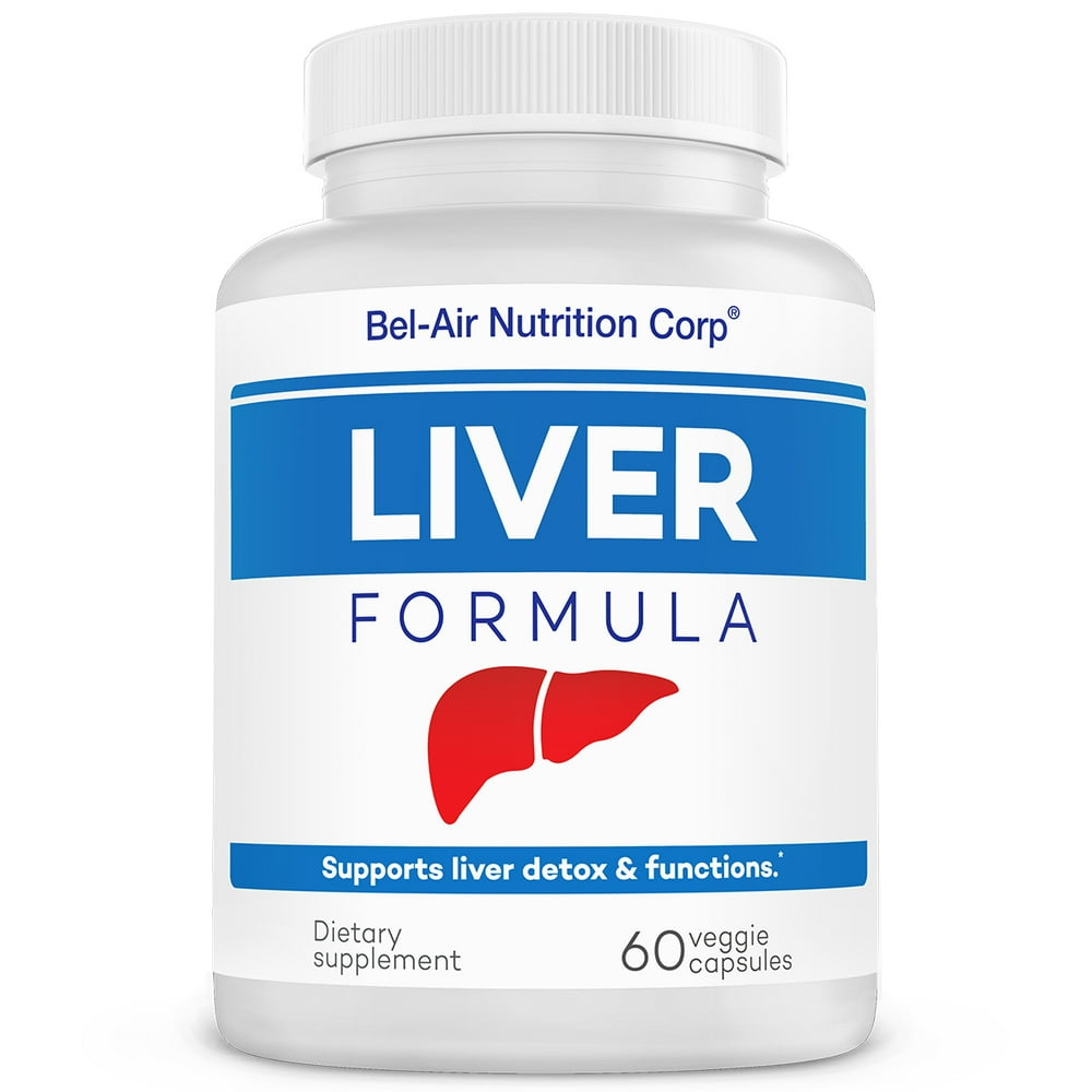 BelAir Liver Formula Milk Thistle Extract & 10+ standardized Herbal
