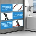 thumbnail image 4 of Grusce Door Draft Stopper Rubber Door Draft Stopper Well sealed Door Draft Stopper Easy to install Door Draft Stopper Easy to Clean Door Draft Stopper for Bedrooms, 4 of 7