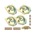 thumbnail image 1 of AMLESO Leg Mounting Plates Brackets Hardware High Strength for Sofa Furniture Chair, 1 of 8