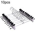 thumbnail image 1 of 10/20 piezas antideslizante soporte ajustable percha pantalones falda ropa Clips giratorios, 1 of 4