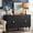 Black, variant on CozyHome 55'' Buffet Cabinet with Adjustable Shelves and Solid Wood Legs, Vintage Sideboard with Ship Wheel Pattern for Kitchen, Dining Room