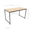 thumbnail image 3 of Escritorio Minimalista TOPLIVING para Oficina TOPLIVING Base de metal para un mejor soporte, 3 of 8
