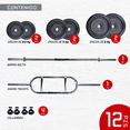 thumbnail image 2 of Kit De Pesas Barra Recta, Barra Z y Discos (23 Kg) - Energym, 2 of 5
