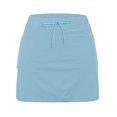 thumbnail image 4 of Spring Skorts for Woman 2026 Plus Size Skorts with Pockets Tummy Control Athletic Tennis Golf Skirt Dressy Causal Light Blue S, 4 of 9