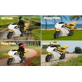 thumbnail image 2 of Dapmiu Youth Mini Motorcycle - 49CC 2-Stroke with Safety Chain Cover, Anti-Slip Handlebars & Bright Headlights, 1.25L Gas Tank White & Yellow, 2 of 8