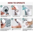 thumbnail image 4 of Dispensador de jabón manos libres Dispensador de jabón automático IP67 Dispensador de jabón sin contacto con sensor profundo a prueba de agua, dispensadores de loción para baño Cocina esquí esquí Gafas de esquí, 4 of 5