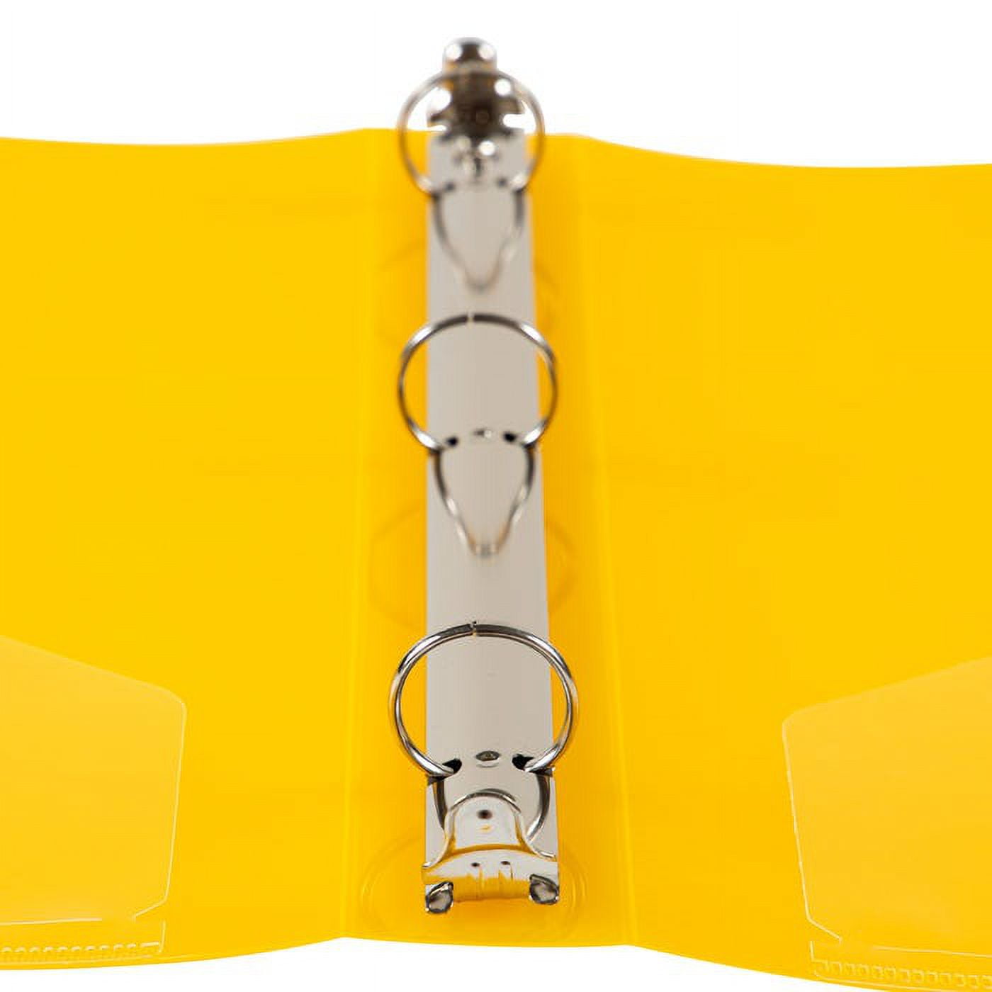 Herlitz Ring Binder – Yellow 10834778 Polypropylene (PP) (Polypropylene (PP) Ring Binders, A4, 5 Cm, Yellow) Brand
