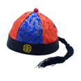 thumbnail image 1 of Sombrero de emperador chino decorativo Yuyangstore Fiesta temática Rojo Azul 56cm, 1 of 8
