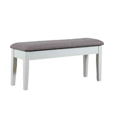 - Jane Dining Bench with Storage, White