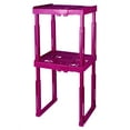 thumbnail image 3 of Tools For School 10" Plastic Locker Shelf, Pink, 3 of 4