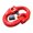 1.12 Ton, variant on 1.12T--12.5T G80 Shaped Clamp Chain, Connection Hoisting Buckle Double Ring Rigging Industrial Grade Forged Alloy Steel ,Easy to Operate
